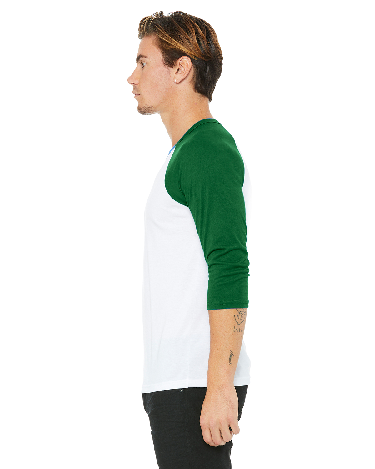 Bella + Canvas 3200 White / Kelly