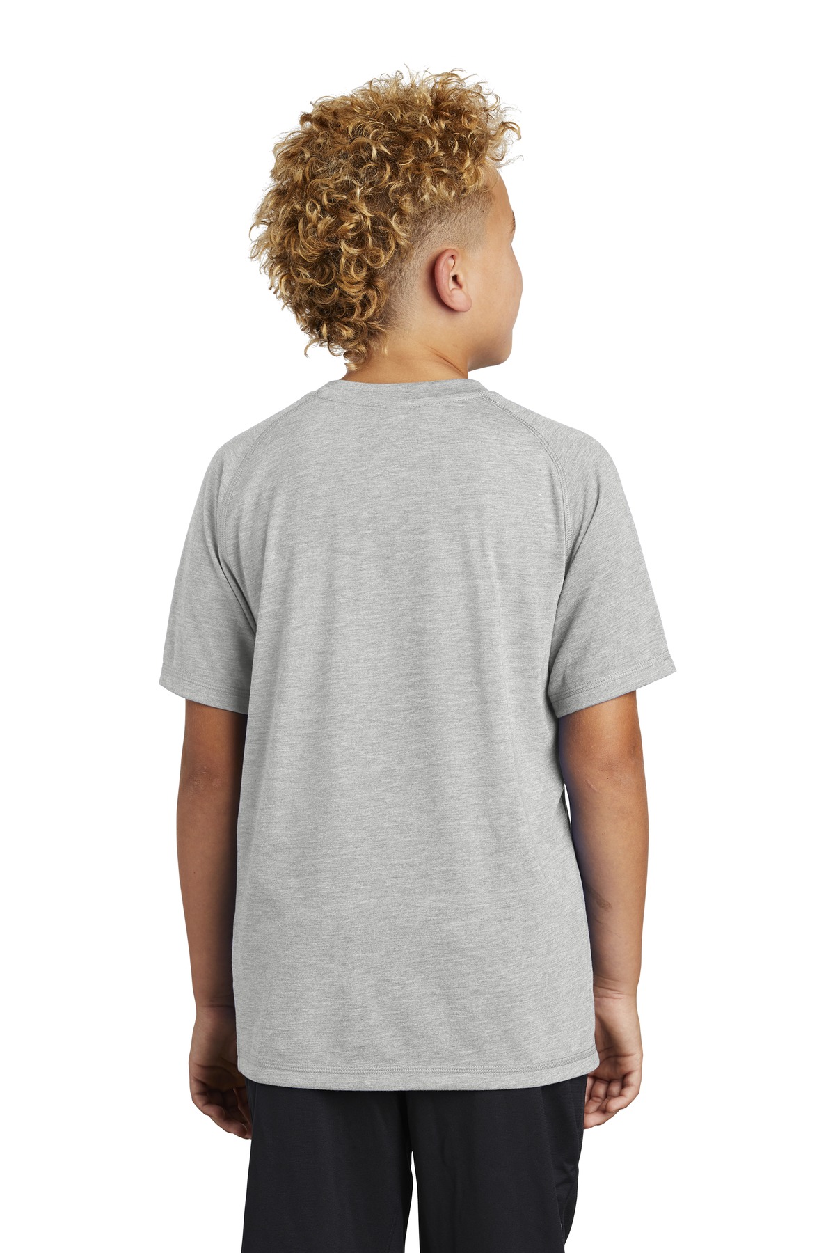 Sport-Tek YST400 Light Gray Heather