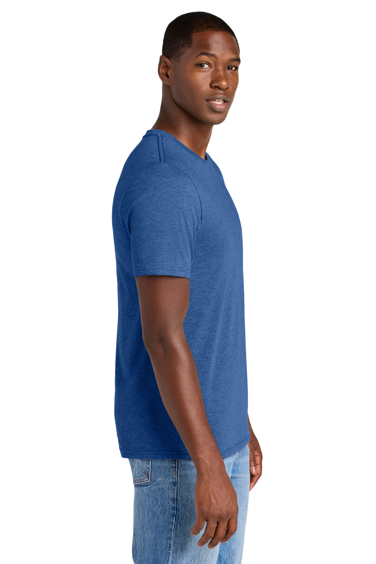 District DT184 Heathered Deep Royal