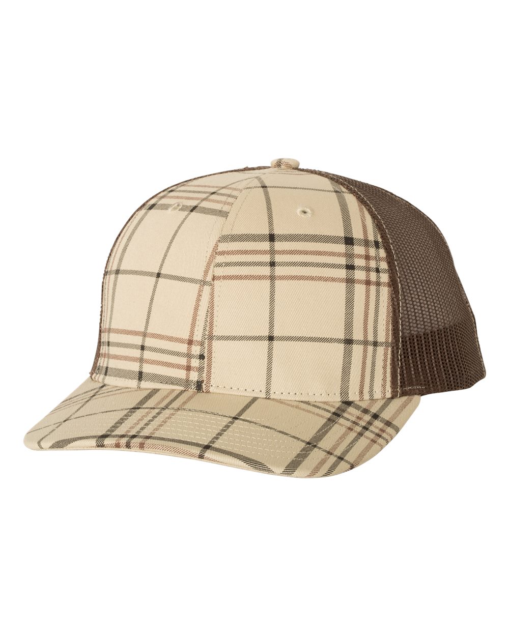 Picture for Plaid Print Khaki / Black / Brown