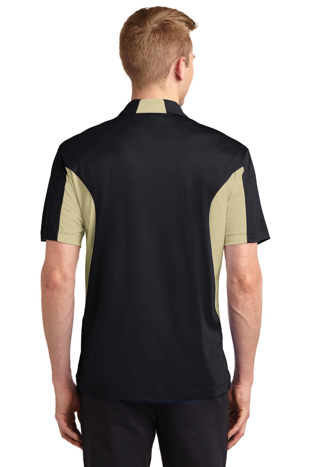 Sport-Tek ST655 Black / Vegas Gold
