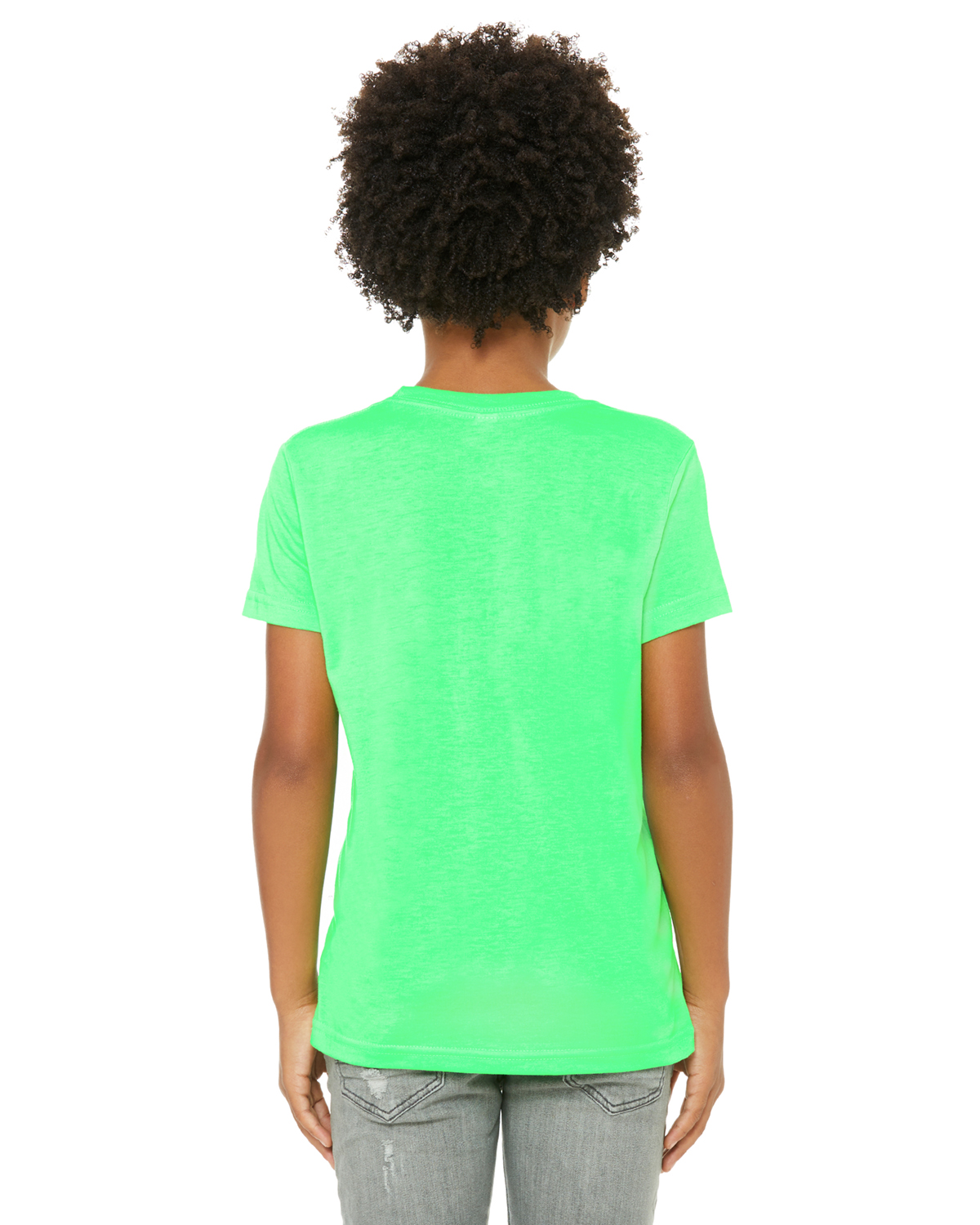 Bella + Canvas 3001YCVC Neon Green