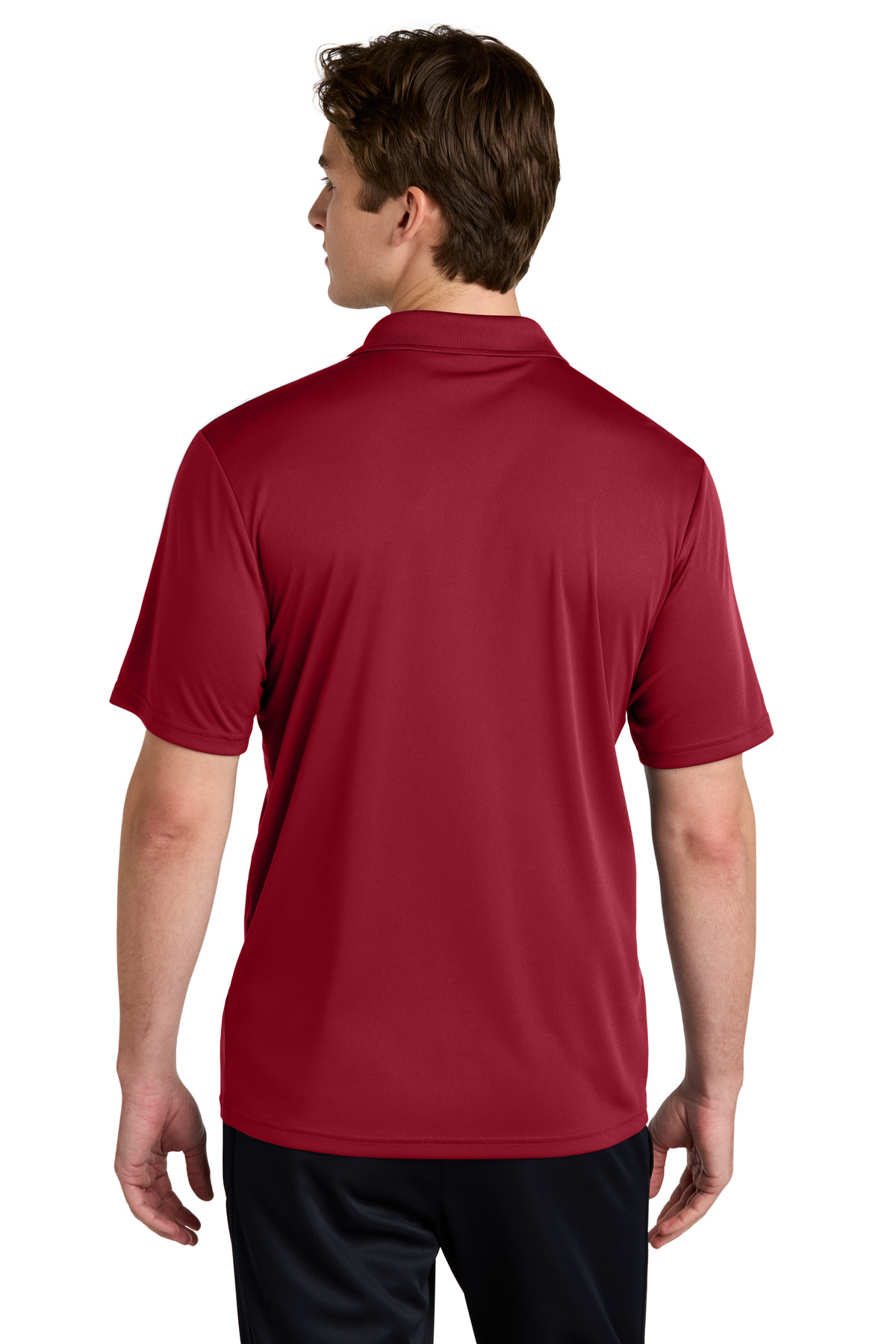 Sport-Tek ST104 Deep Red / White
