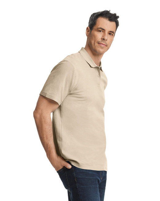 Gildan Softstyle Unisex Pique Polo G648 Sand | Jiffy