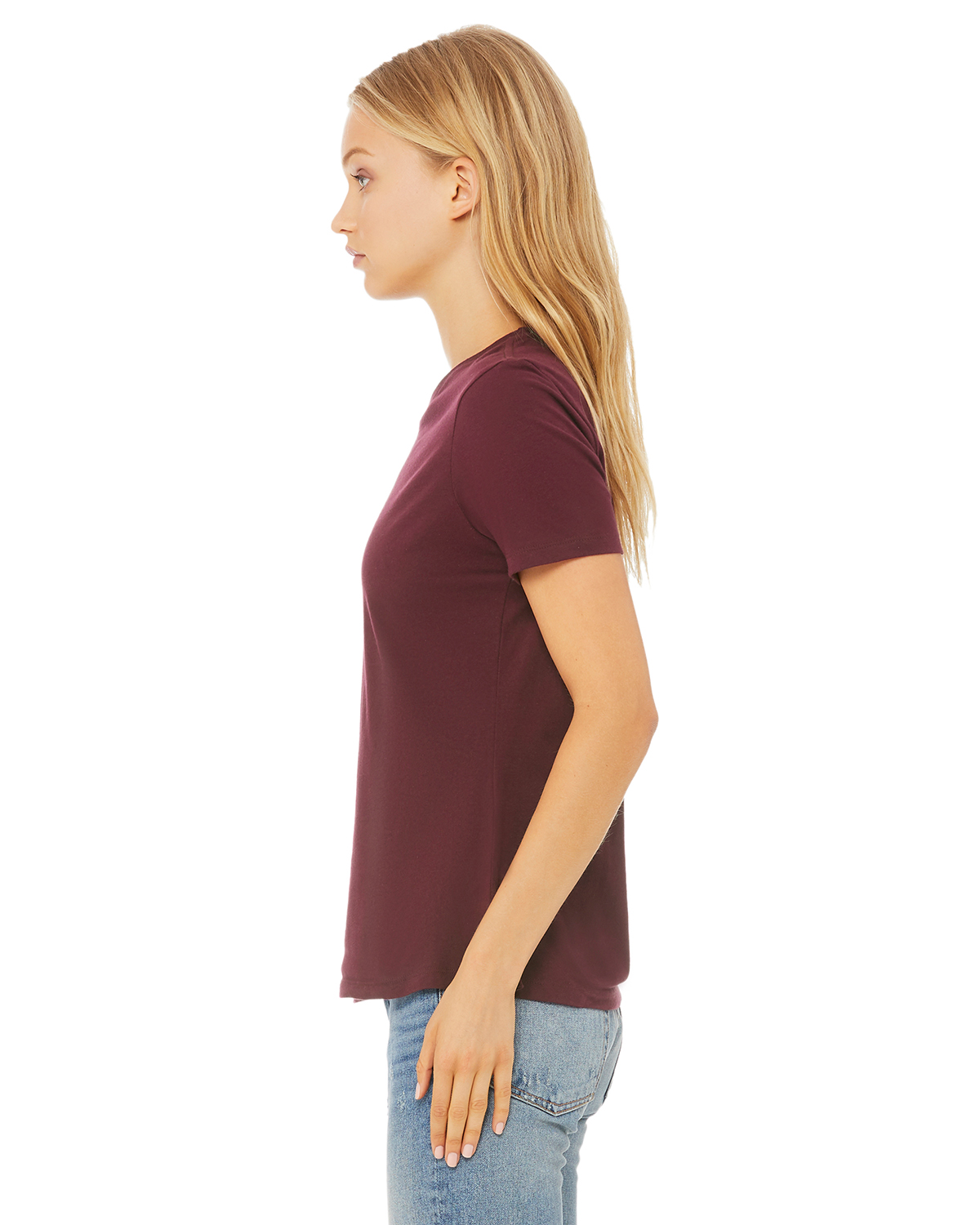 Bella + Canvas B6400 Maroon