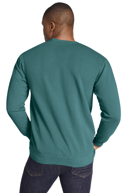 Comfort Colors Unisex Crewneck Sweatshirt 1566 Blue Spruce | Jiffy