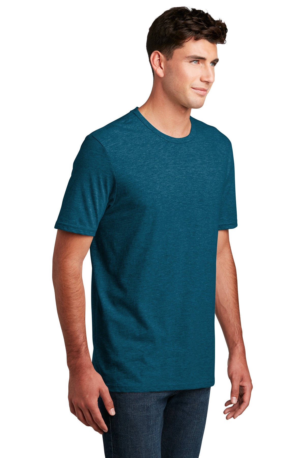 District DM108 Deep Turquoise Fleck