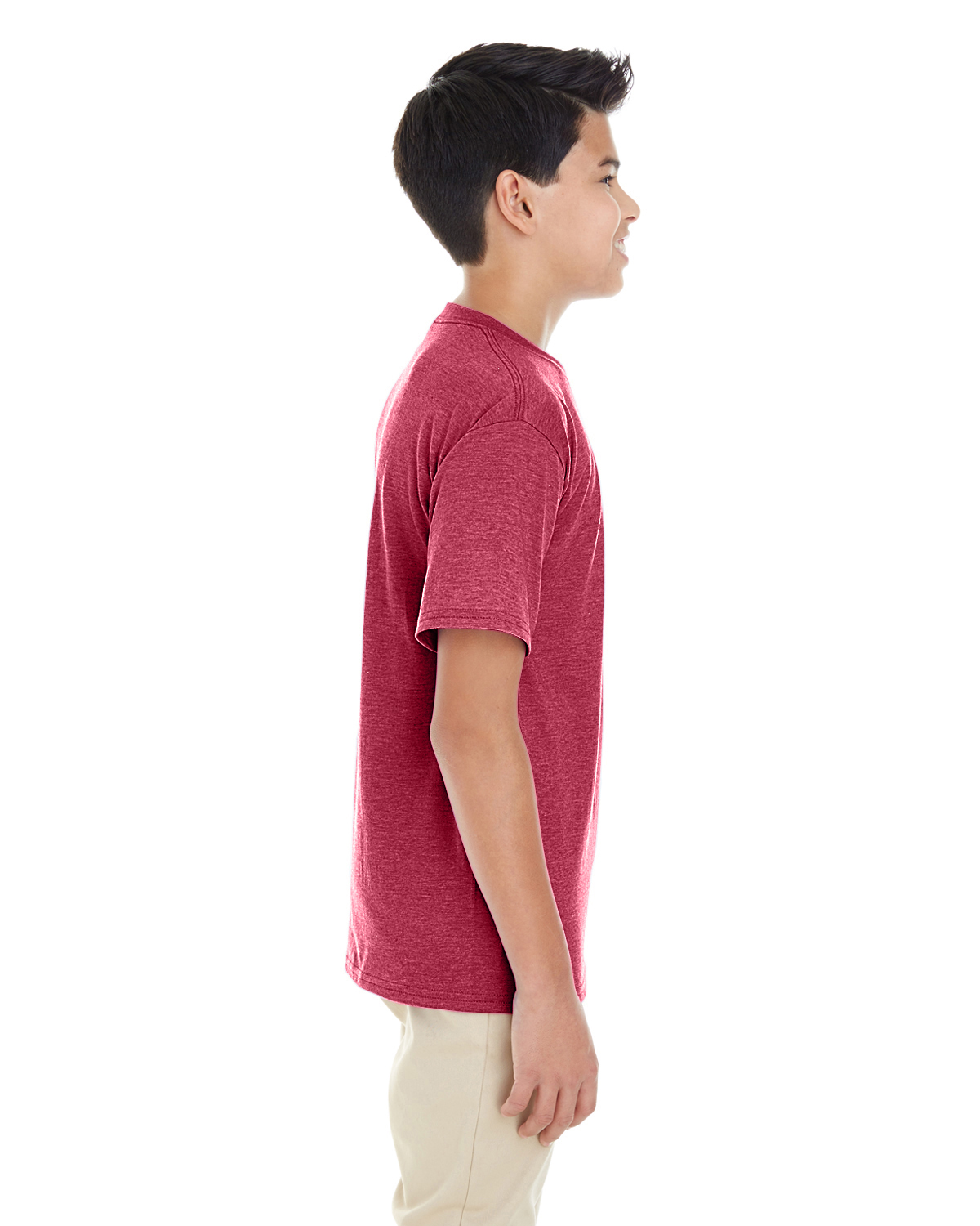 Gildan G645B Heather Cardinal