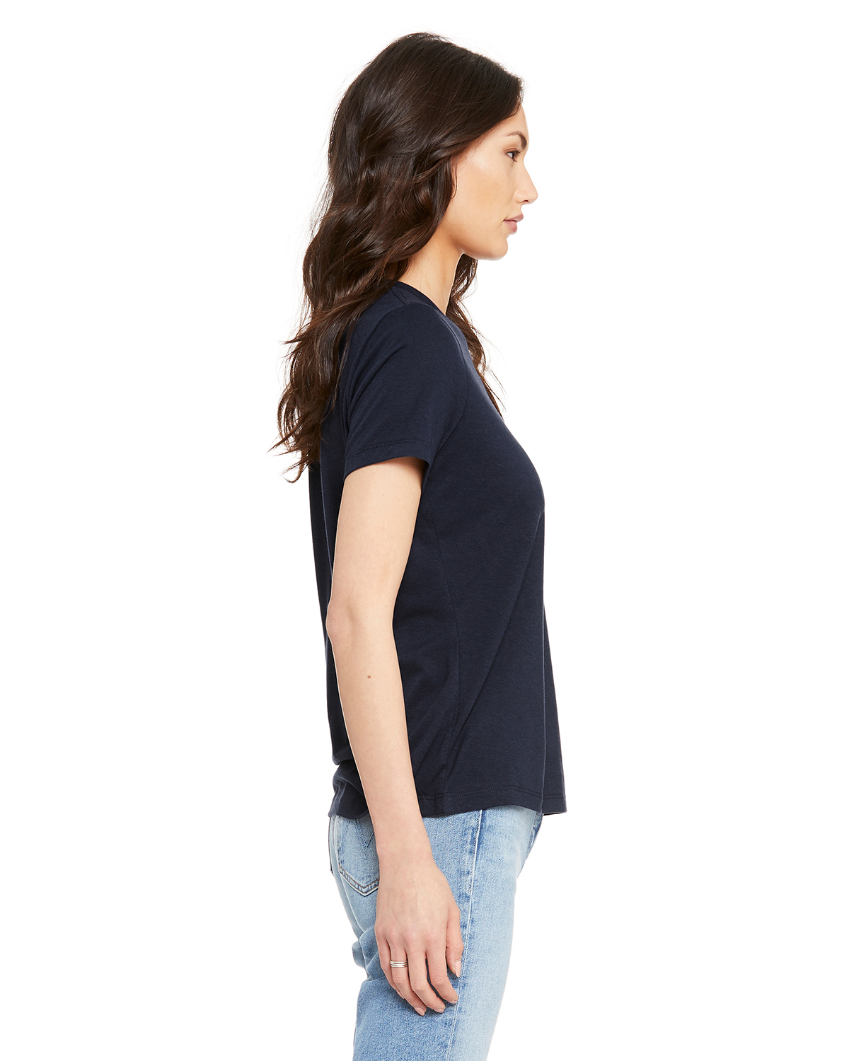 Bella + Canvas 6413 Solid Navy Triblend