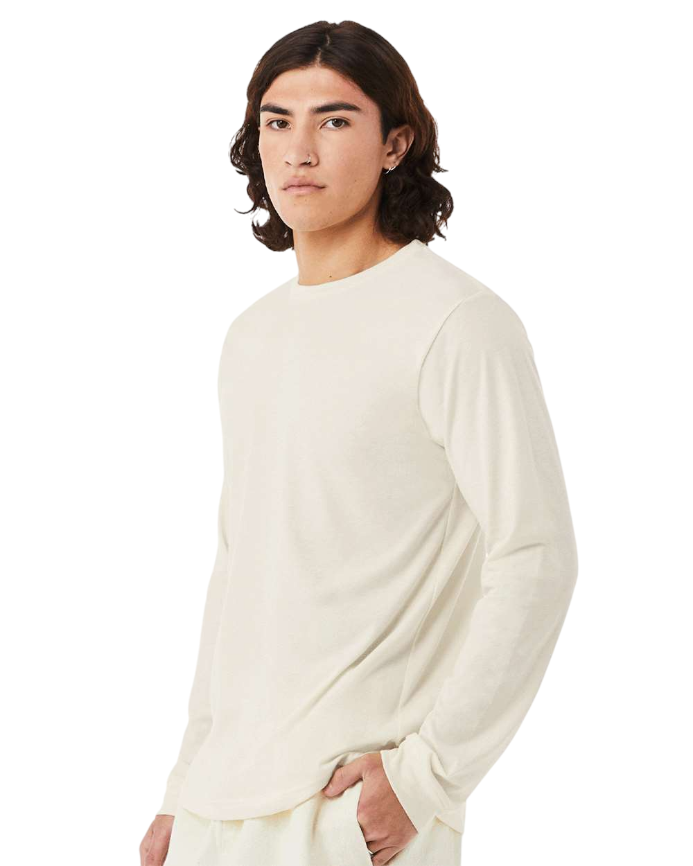 Bella + Canvas 3501CVC Heather Natural