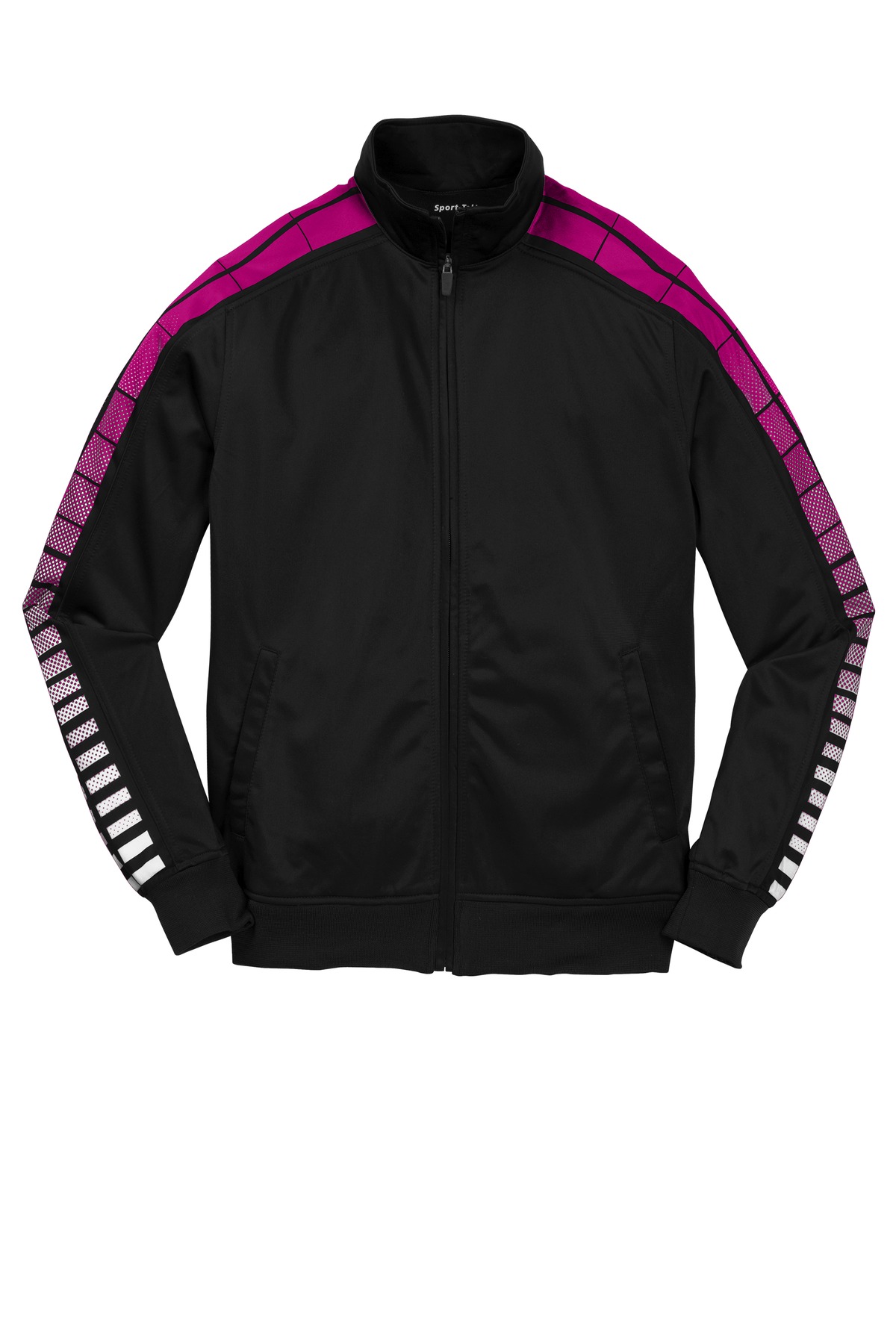 Sport-Tek YST93 Black / Pink Raspberry