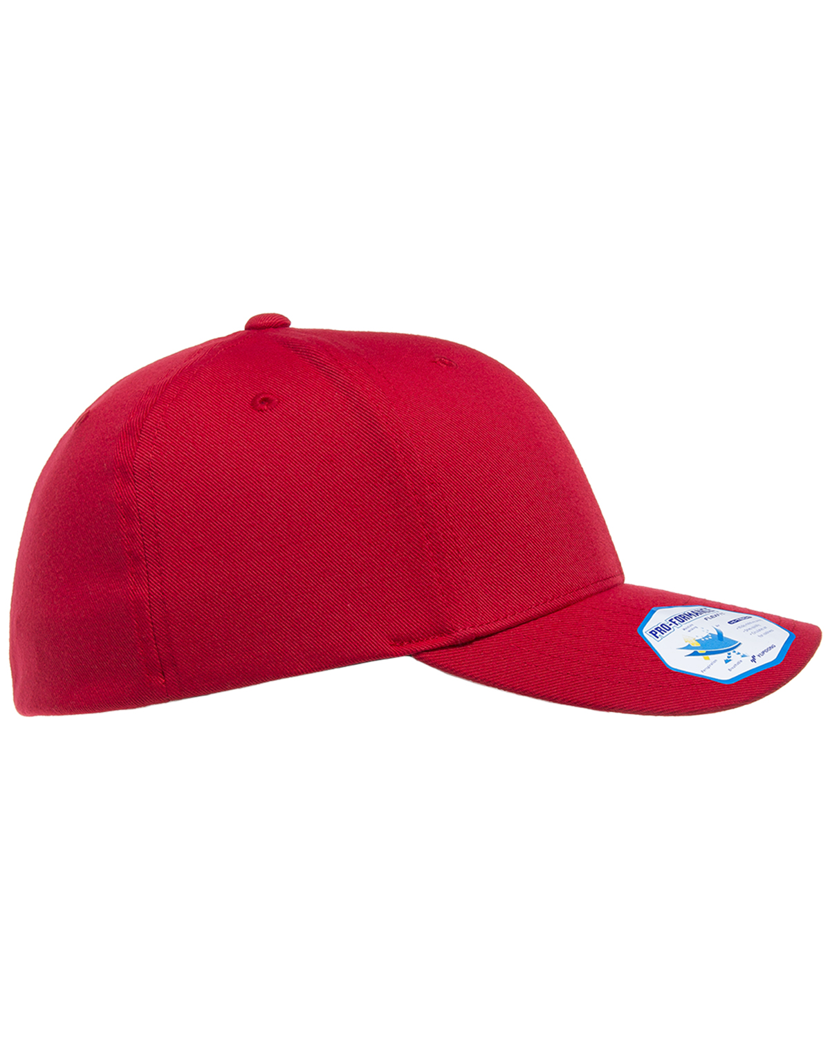 Flexfit Unisex Pro Formance® Trim Poly Cap 6580 Red Jiffy