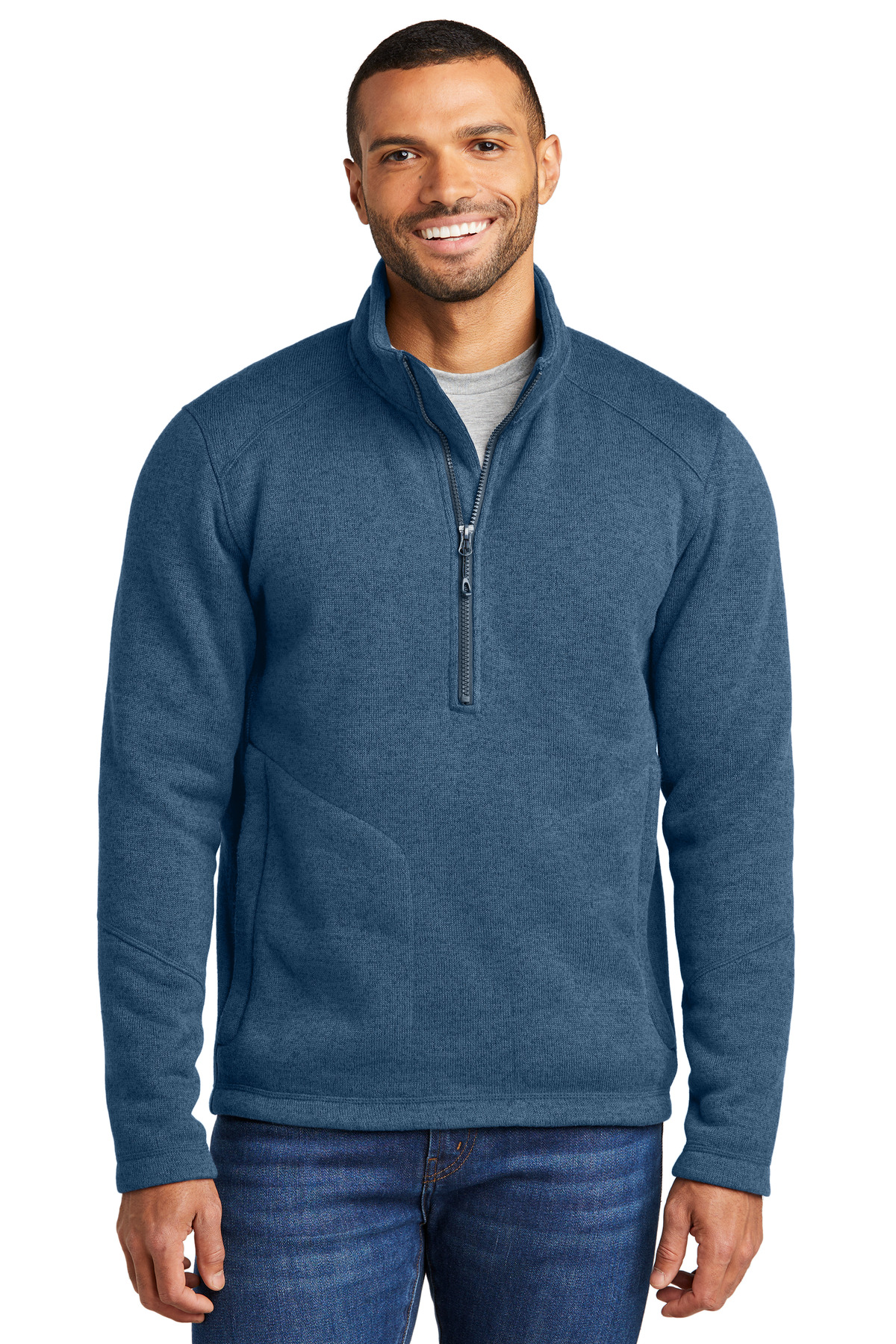 Port Authority F426 Insignia Blue Heather