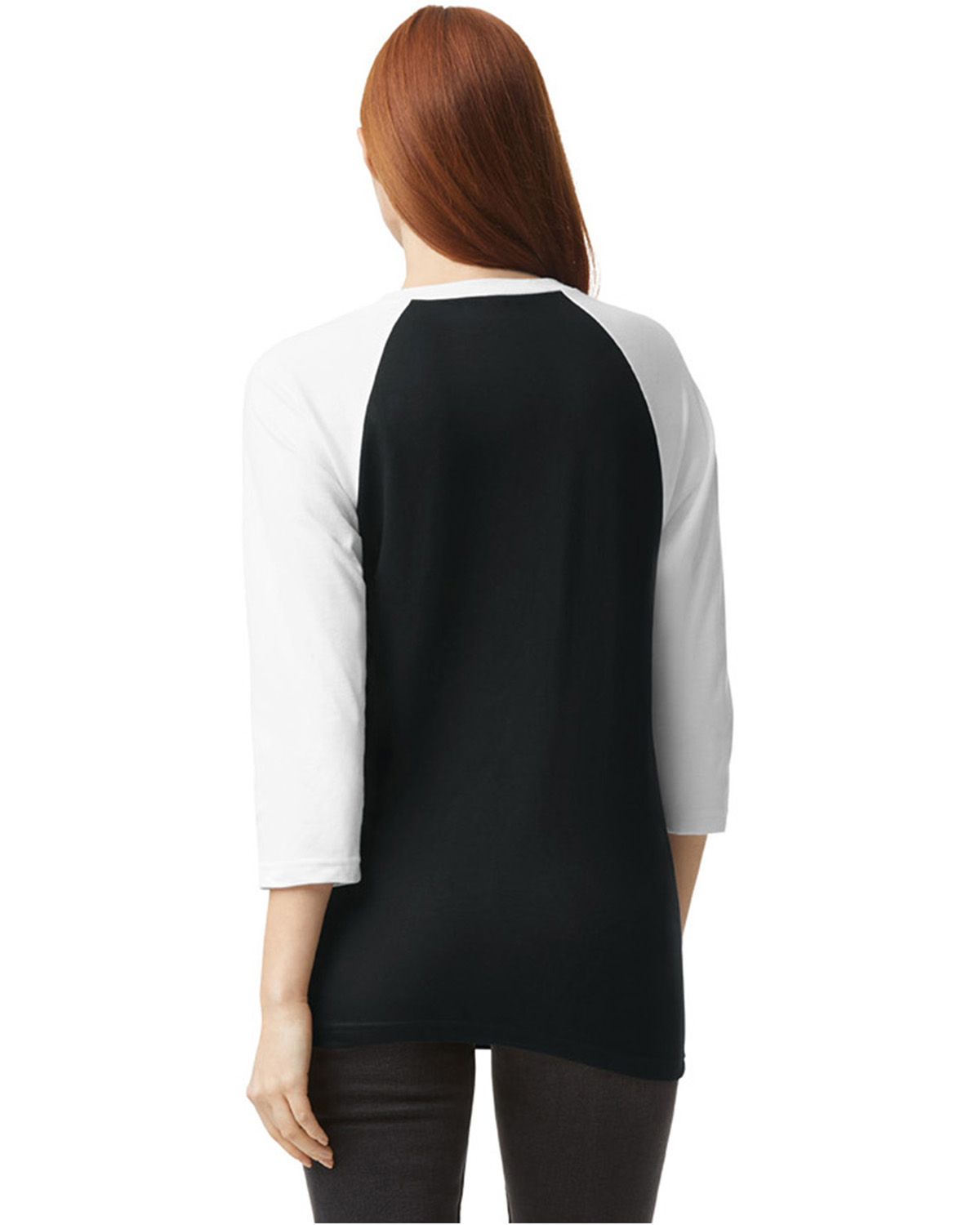 American Apparel 2003CVC Black/White