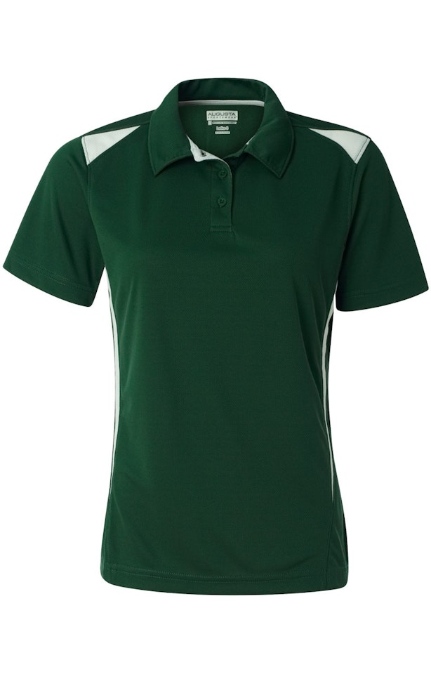 Augusta Sportswear 5013 Dark Green / White