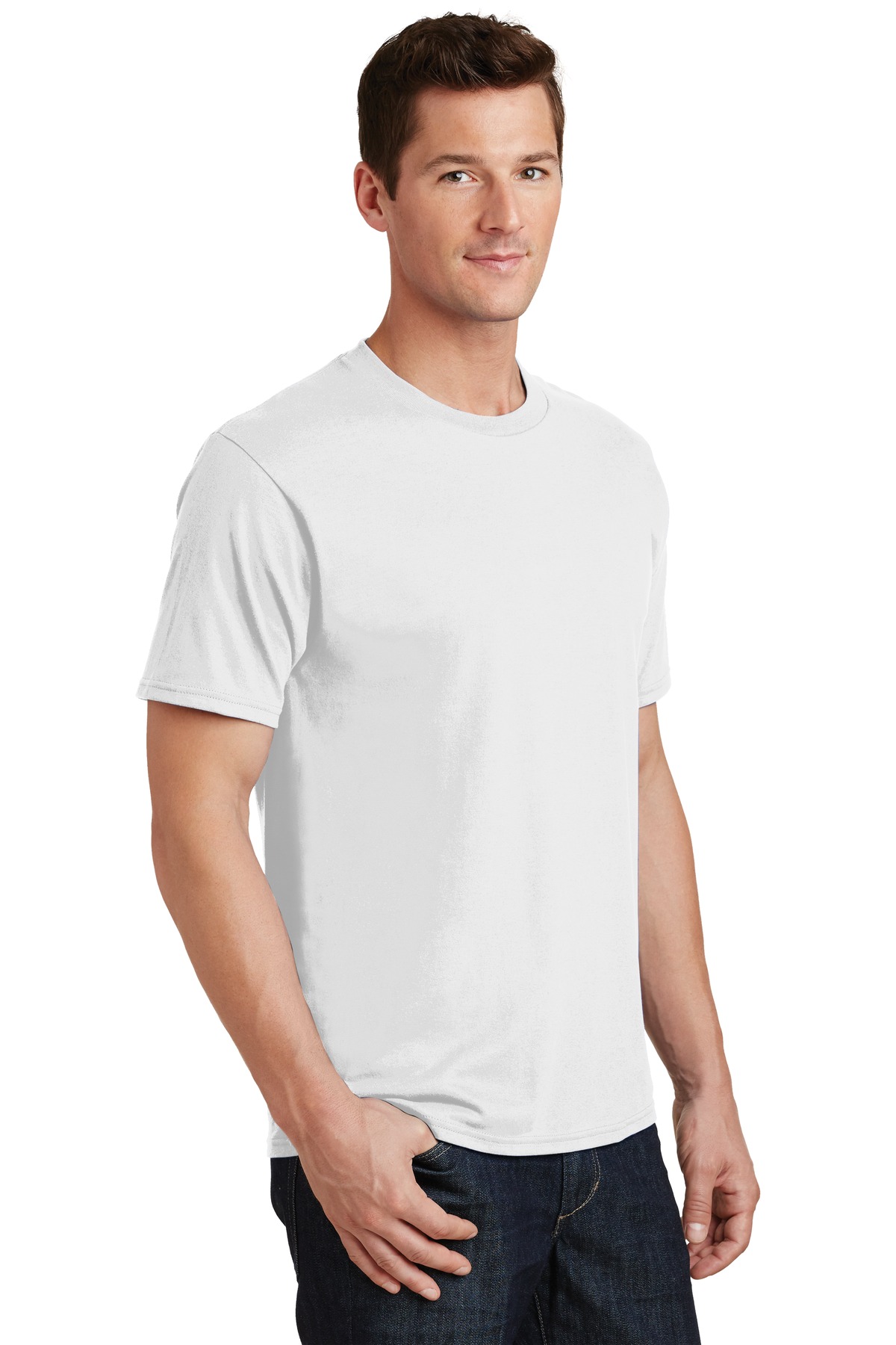 Port & Company Unisex Fan Favorite Tee Pc450 White | Jiffy