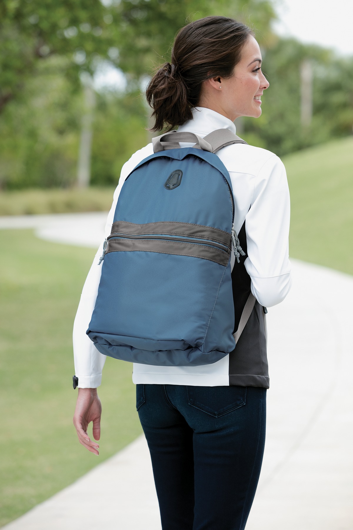 Port Authority BG202 Cam Blue / Smoke Gray