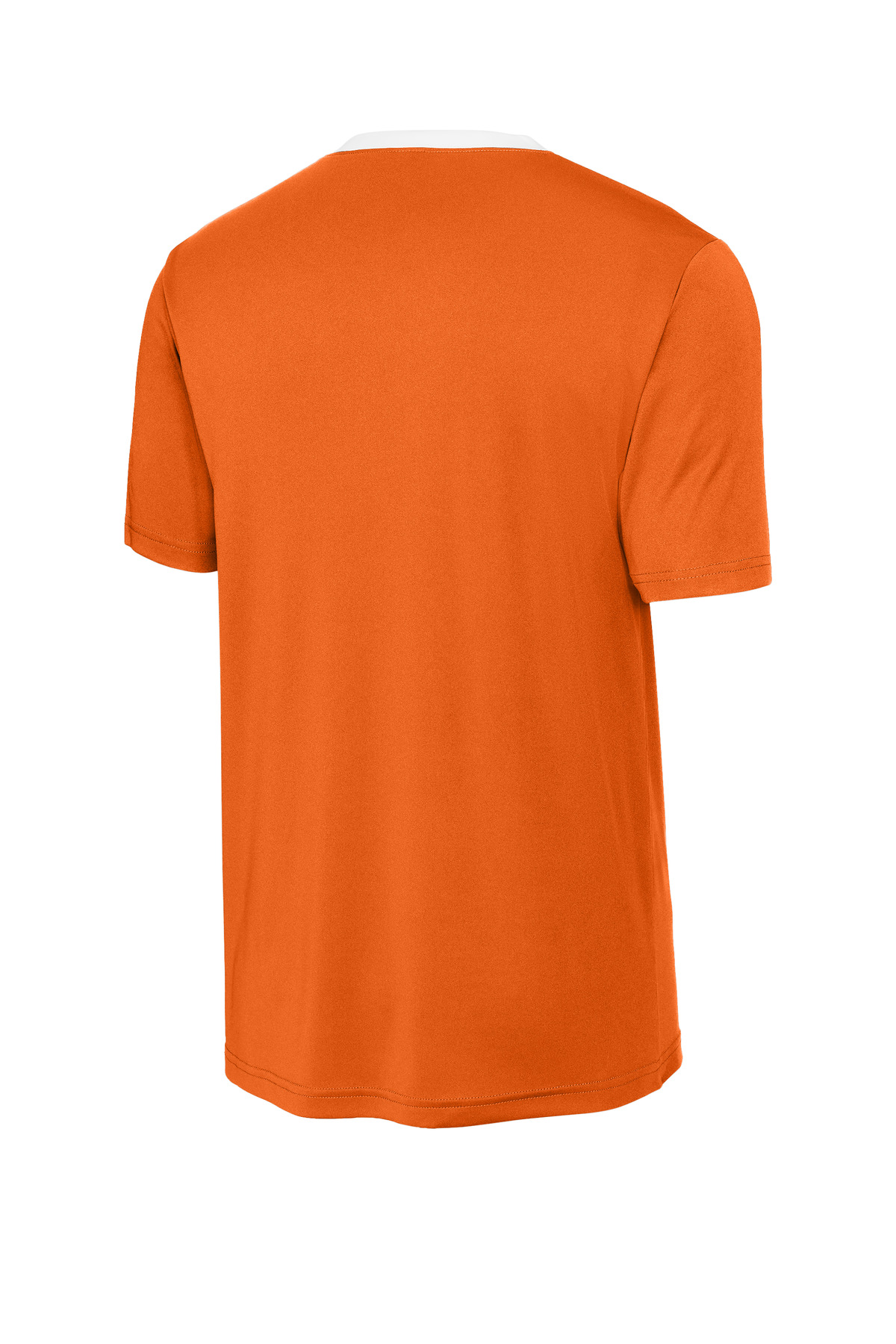 Sport-Tek ST100 Deep Orange / White