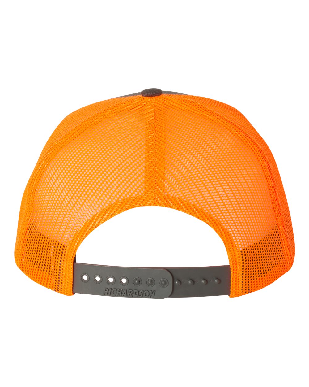 Richardson 112 Charcoal / Neon Orange