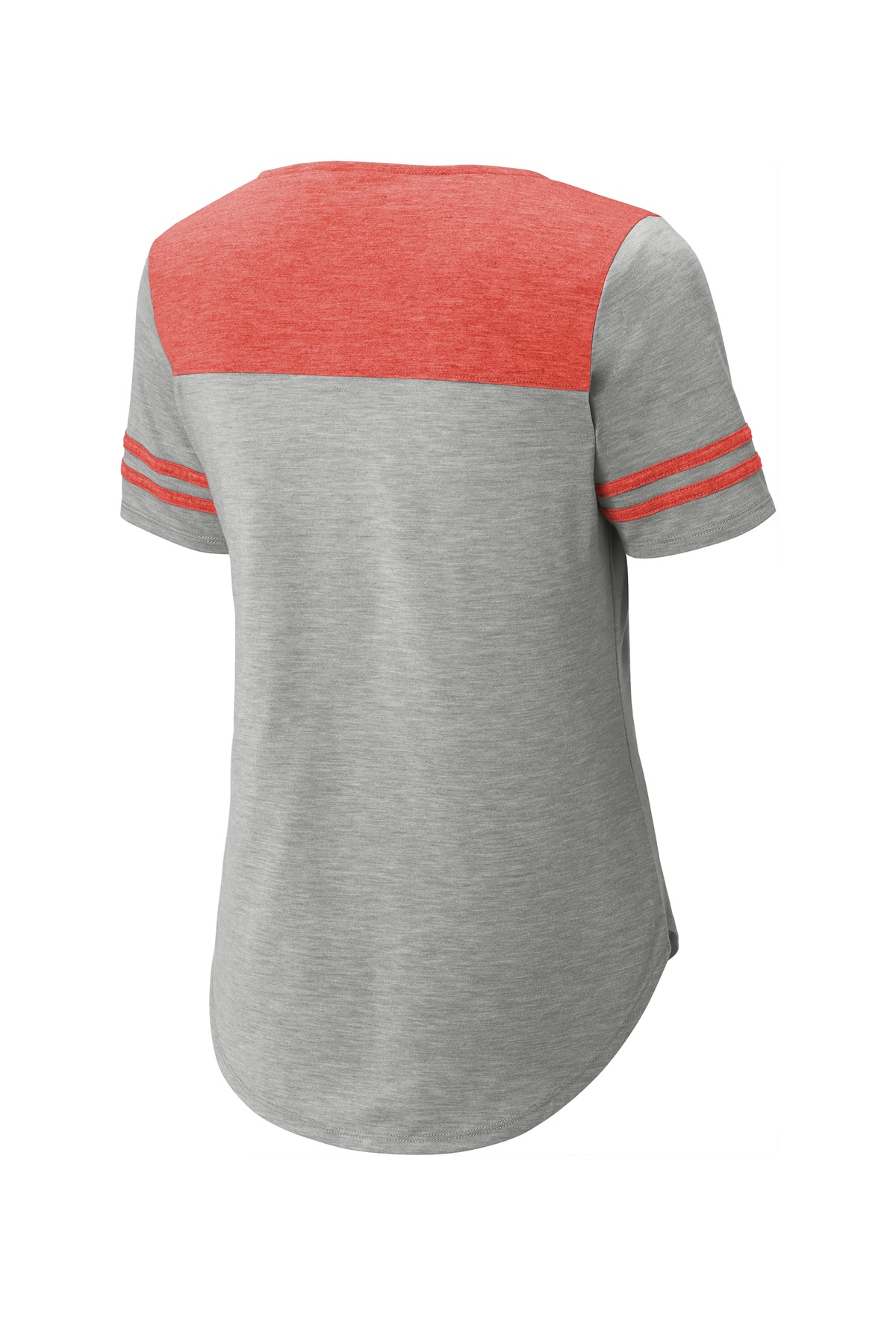 Sport-Tek LST403 True Red Heather / Light Gray Heather
