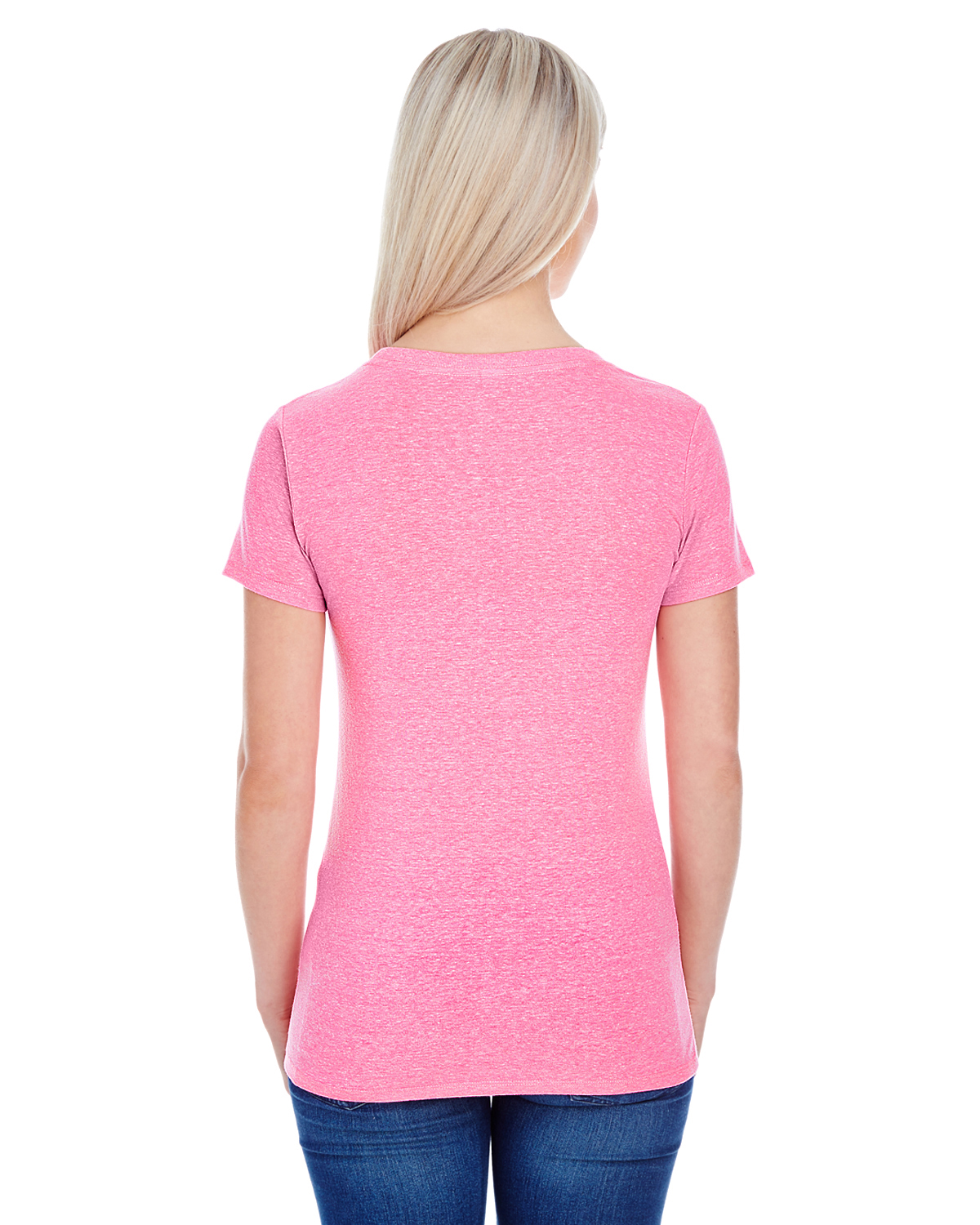 Threadfast Apparel 202A Neon Pink Triblend