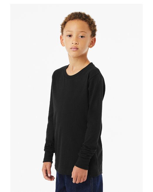 Bella + Canvas 3501Y Solid Black Blend