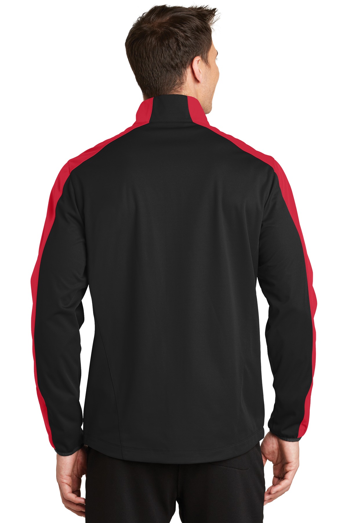 Port Authority J718 Deep Black / R Red