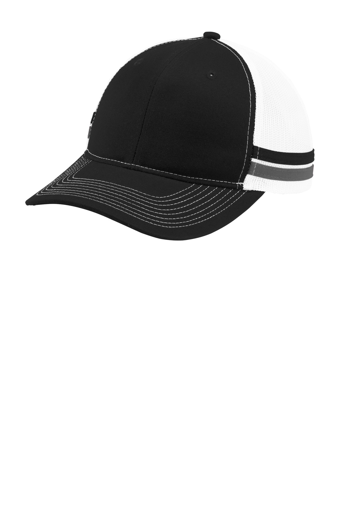 Port Authority C113 Black / Gray Steel / White
