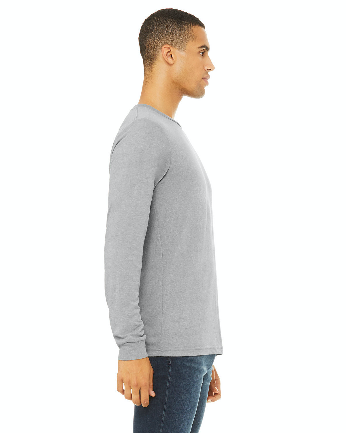 Bella + Canvas 3513 Athletic Gray Triblend