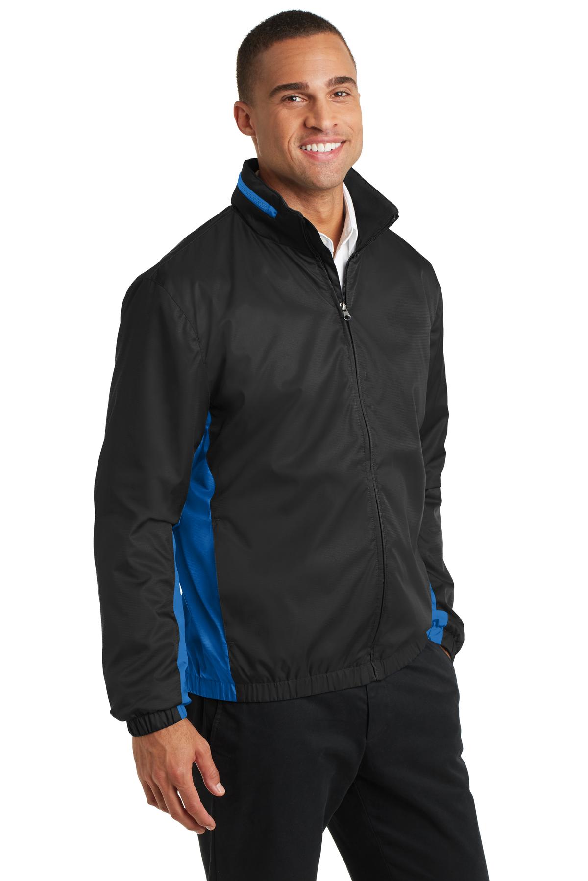 Port Authority J330 Black / Imperial Blue