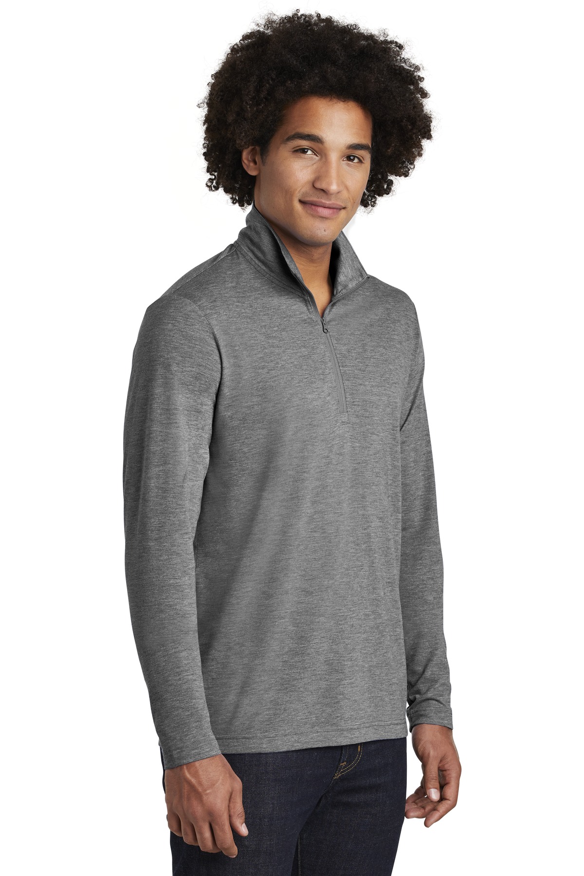 Sport-Tek ST407 Dark Gray Heather