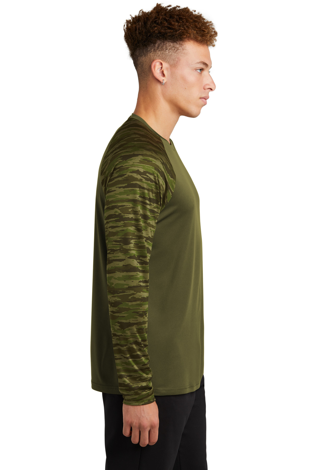 Sport-Tek ST376LS Olive Drab Green