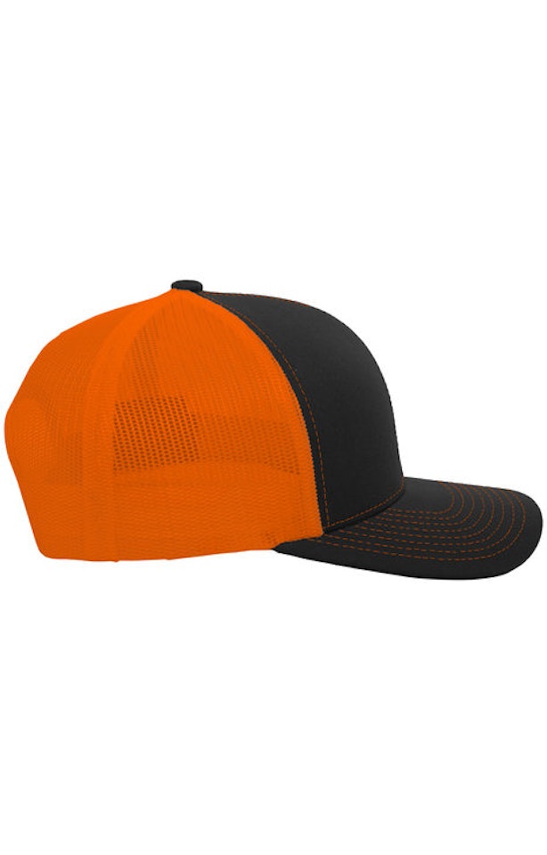 Pacific Headwear 0104PH Black / Neon Orange