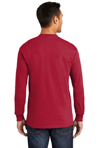 Port & Company USA100LS Red