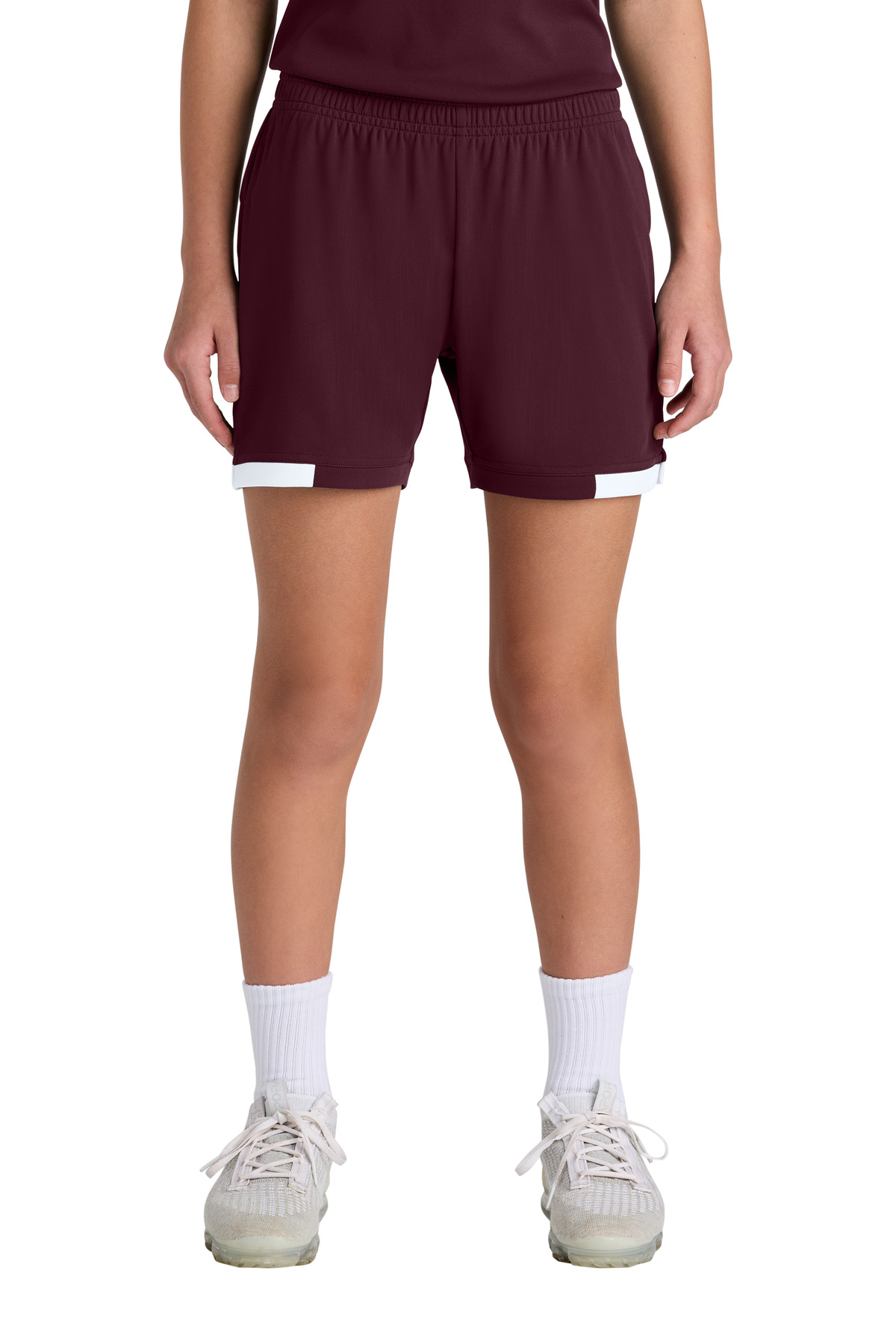 Sport-Tek YST442 Maroon/ White
