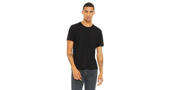 Bella Canvas Unisex Viscose Fashion T Shirt 3880 Black | Jiffy