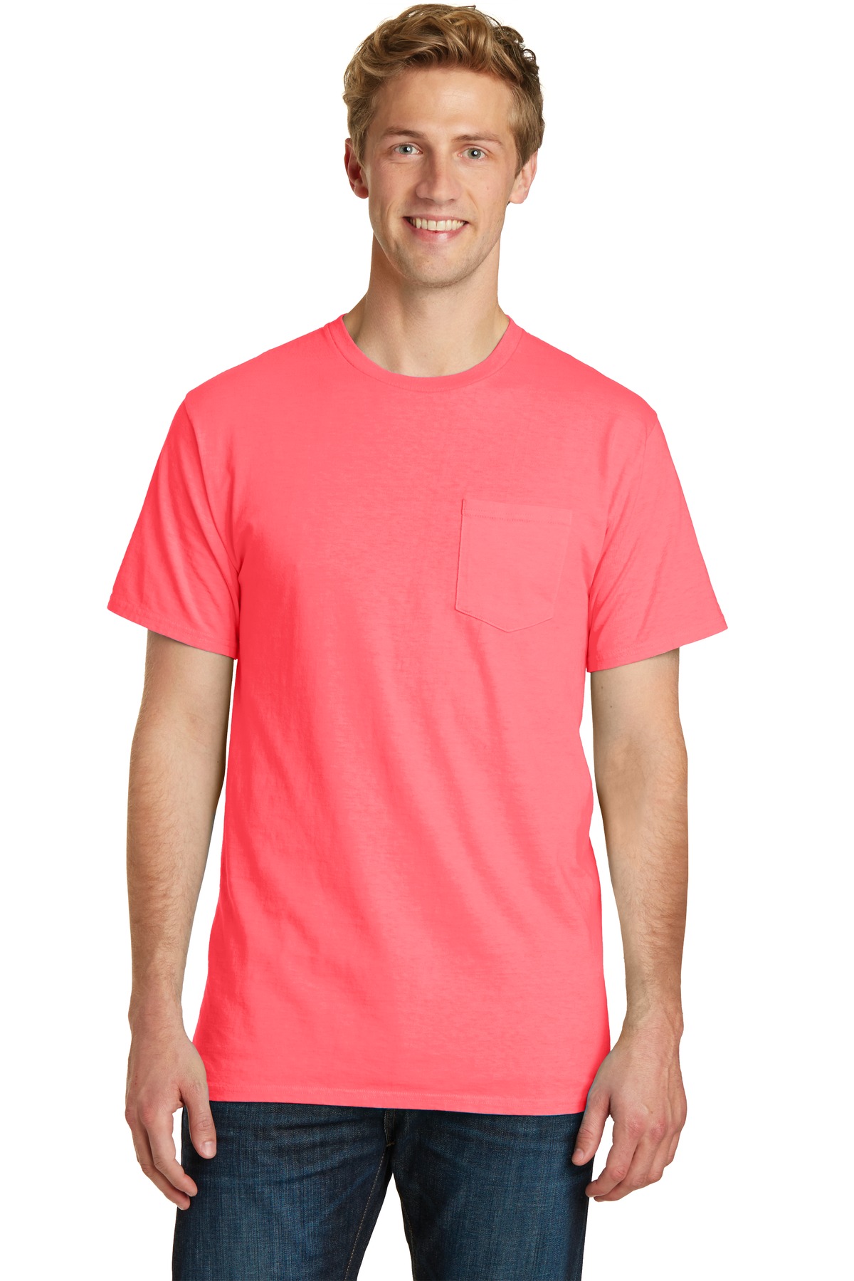 Port & Company PC099P Neon Coral