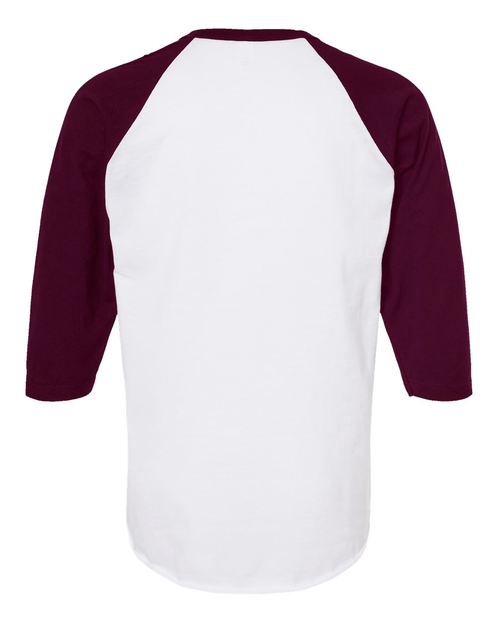 Tultex 0245TC White/ Maroon