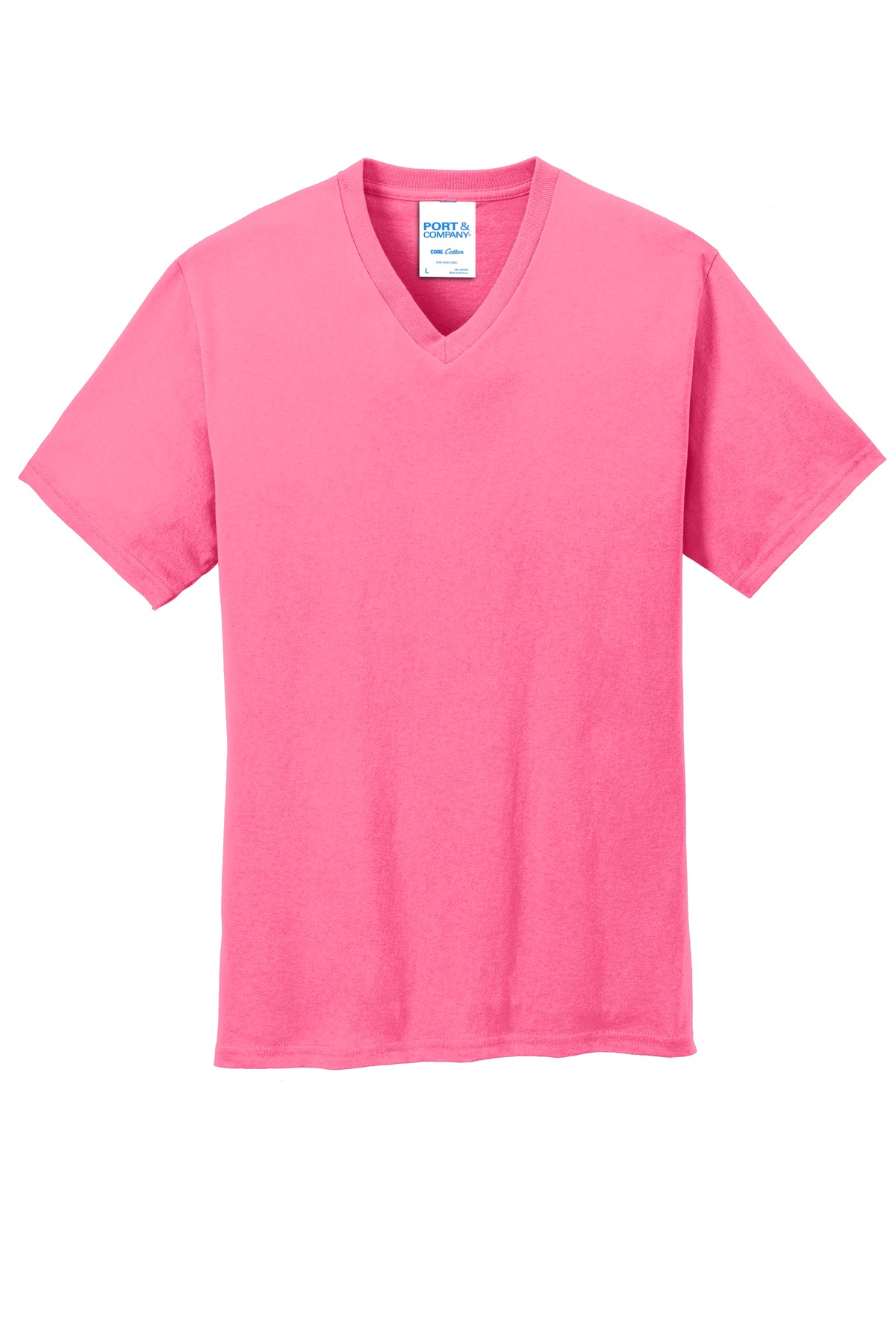 Port & Company PC54V Neon Pink