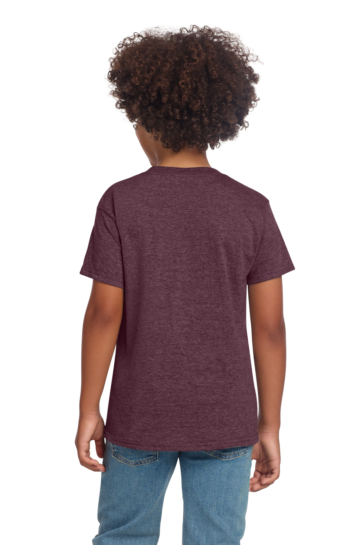 Gildan G640B Heather Maroon