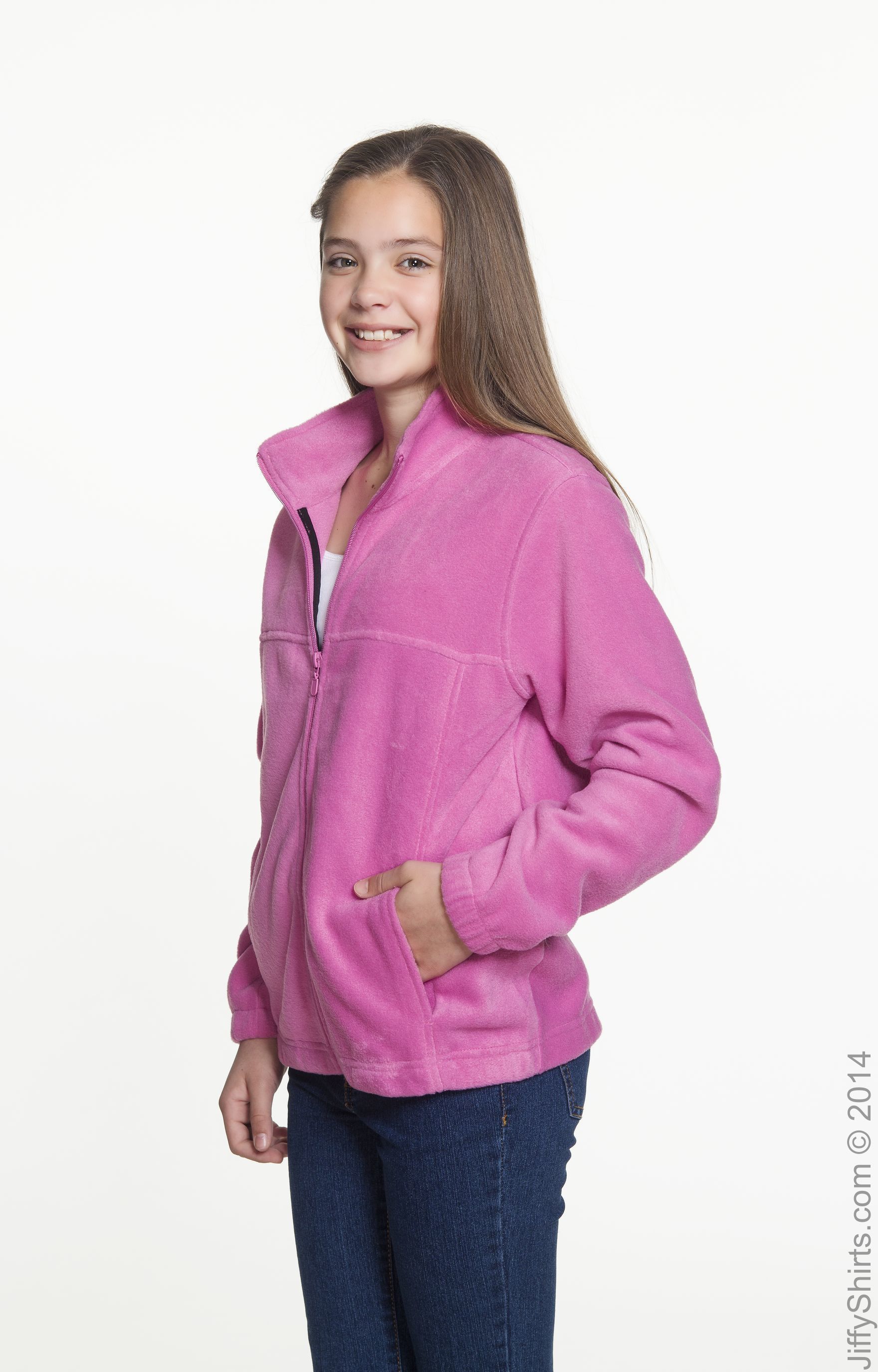 Harriton M990Y Charity Pink