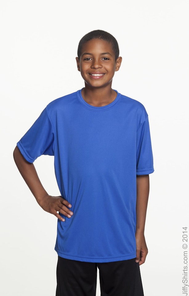 A4 Youth Cooling Performance T Shirt Nb3142 Royal Jiffy