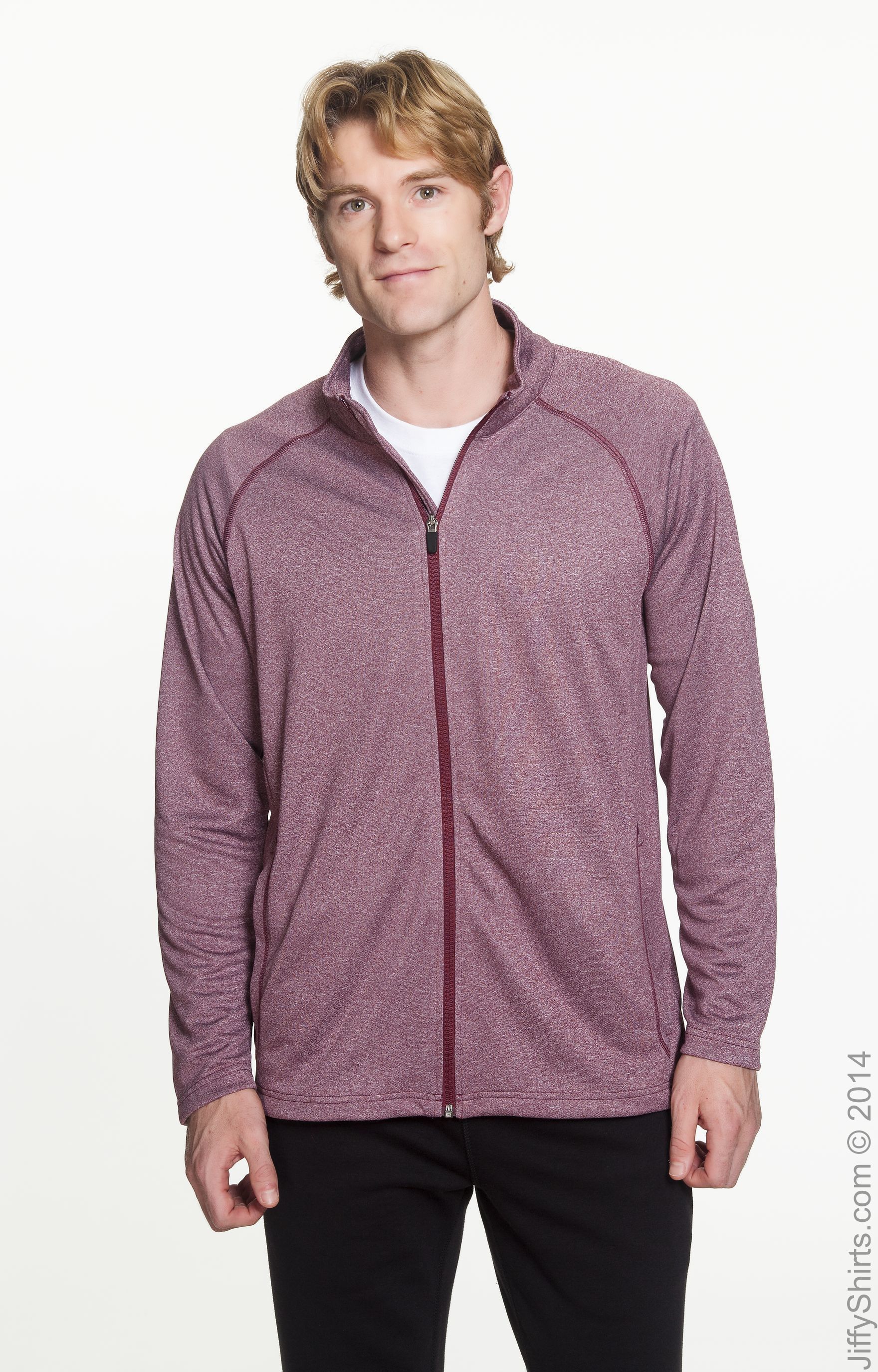 Devon & Jones DG420 Burgundy Heather