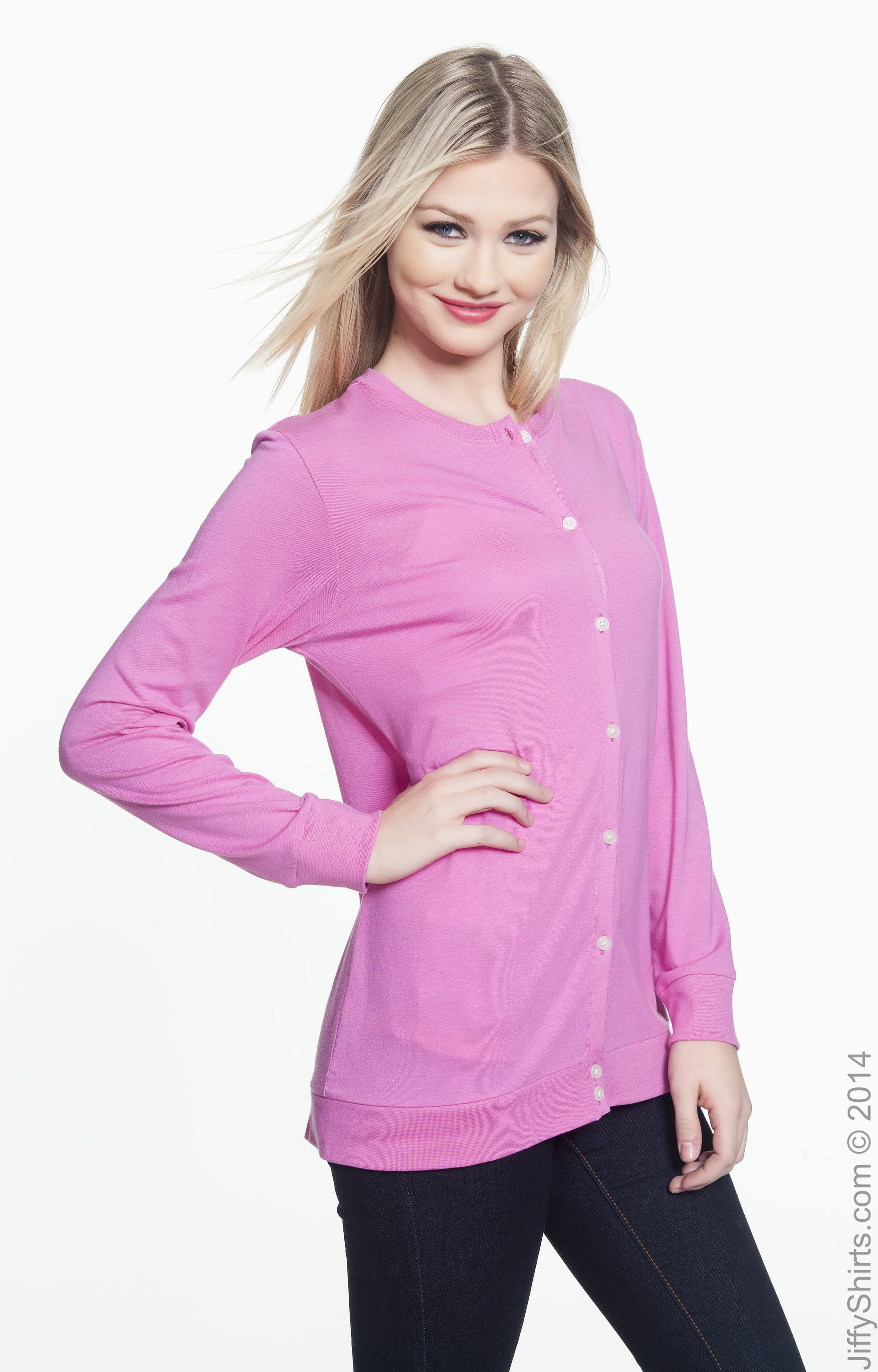 Devon & Jones DP181W Charity Pink