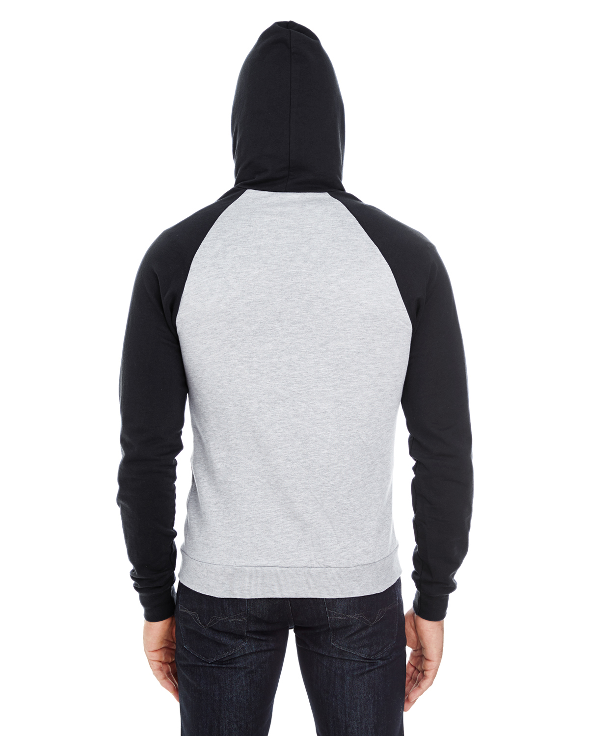 American Apparel 5497W Heather Gray / Black