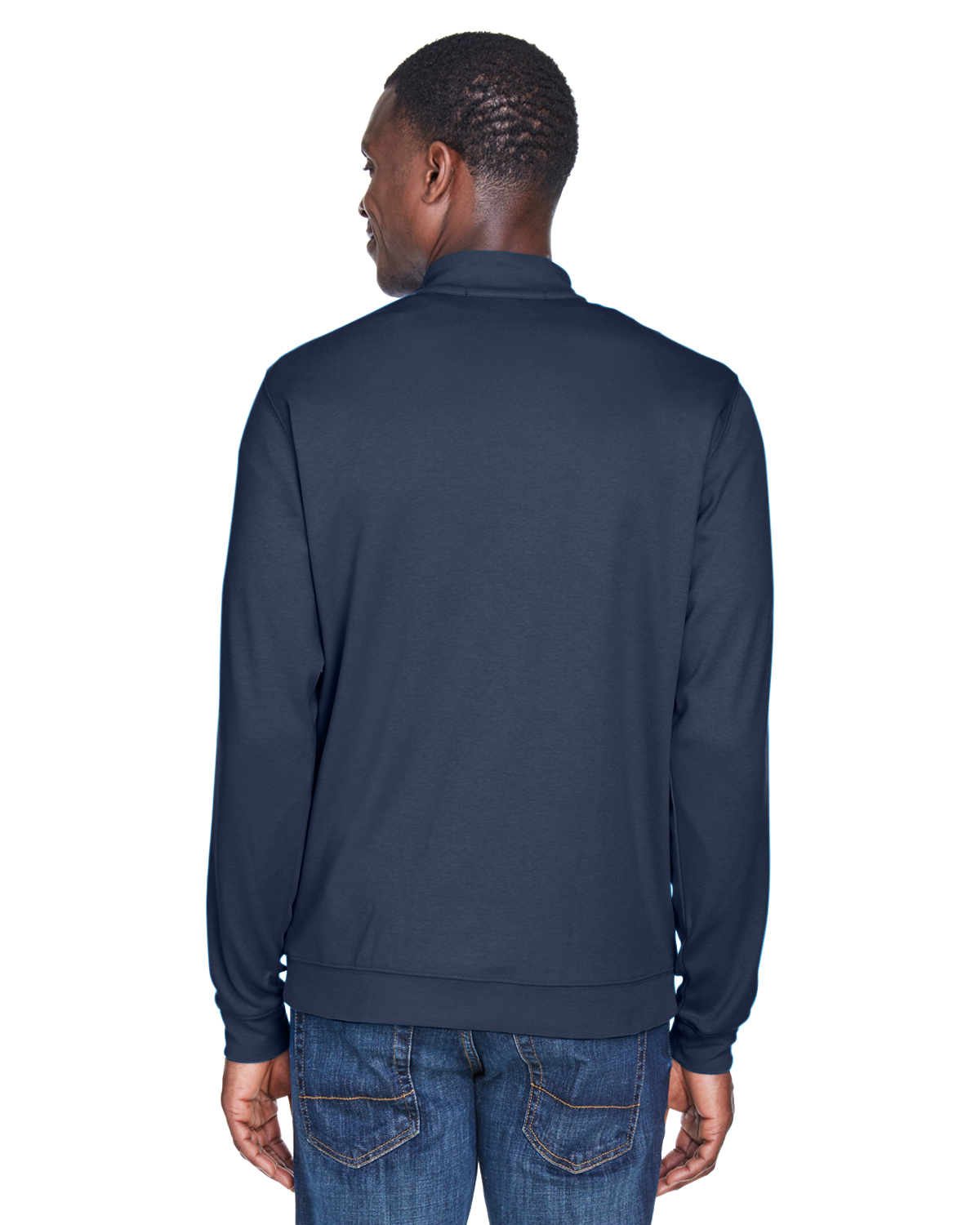 Devon & Jones DG479 Navy / Gray Heather / Grap