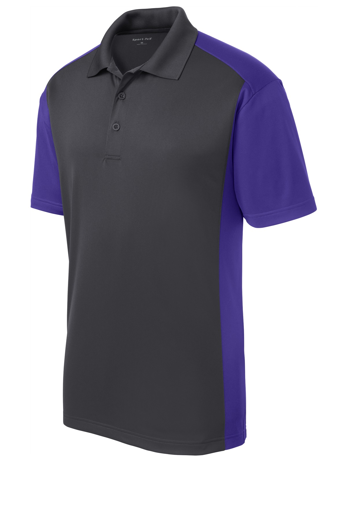 Sport-Tek ST652 Iron Gray / Purple