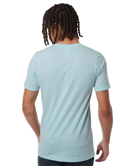 Tultex 602CVC Heather Ice Blue