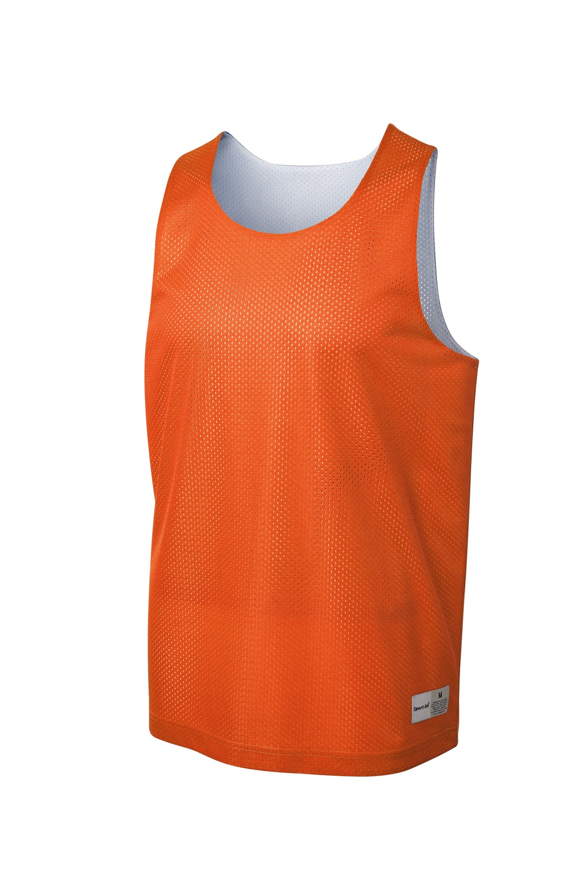 Sport-Tek ST500 Deep Orange / White