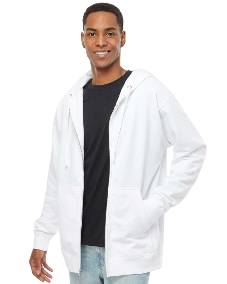 Independent Trading Unisex Midweight Full Zip Hoodie Ss4500